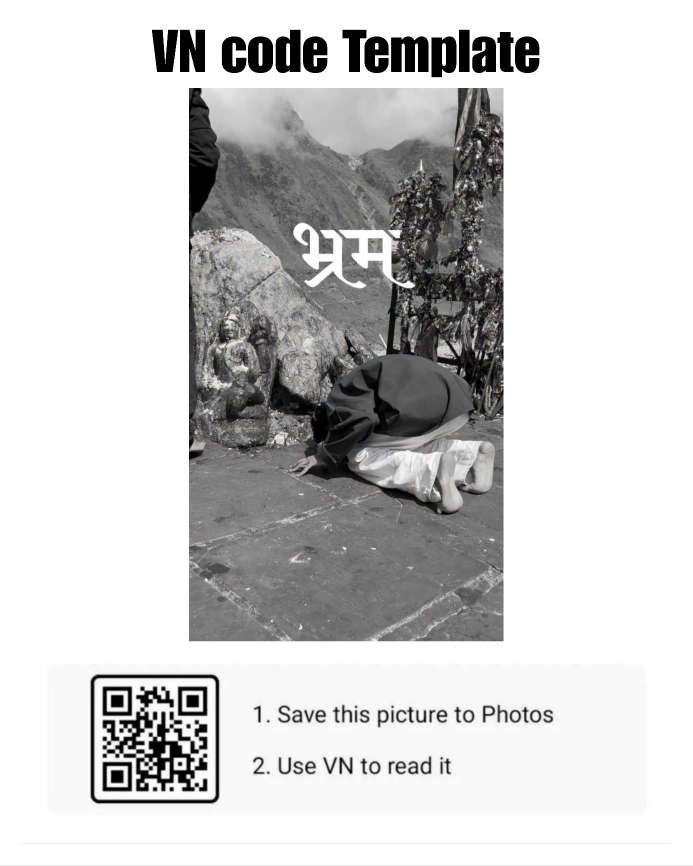 viral song vn code reel editing - a vertical smartphone screen showing a VN video