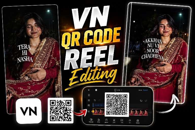 VN QR Code Reel Editing Guide for Viral Instagram Reels