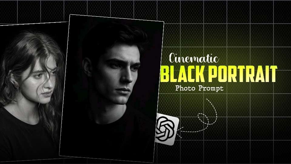 Mk Edit Cinematic Black Portrait Prompt Guide