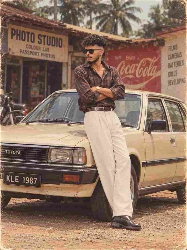 1980s vintage photo prompt - 🚀 Transform my uploaded photo to recreate the