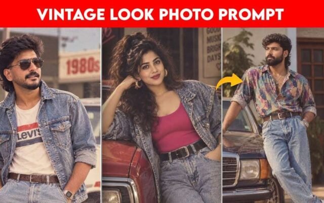 1980s Vintage Photo Prompt: Create Retro AI Images