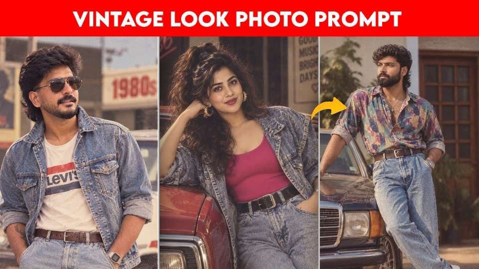 1980s Vintage Photo Prompt: Create Retro AI Images